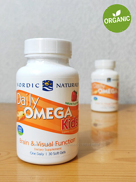 Nordic Naturals, Daily Omega Kids, Омега для детей, 340 мг, 30 мини-капсул