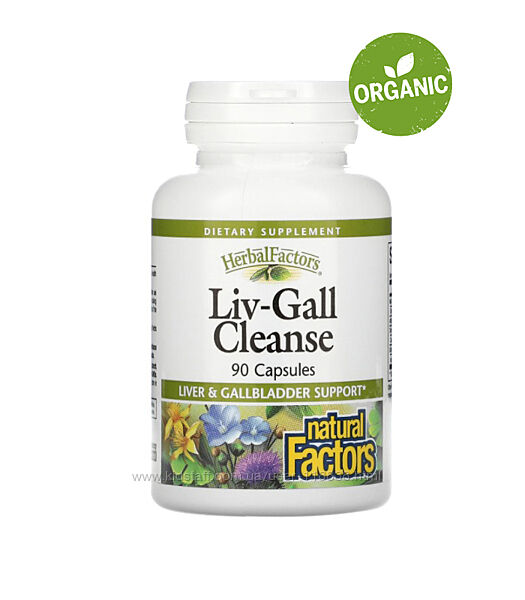 Natural Factors, Liv-Gall Cleanse, 90 капсул. Здоровье печени