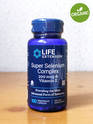 Life Extension, Суперкомплекс селена с витамином E, 200 мкг, 100 капсул