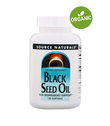 Source Naturals, Масло семян черного тмина, 120 капсул 