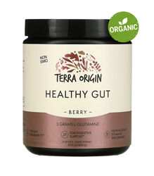 Terra Origin, Healthy Gut, для здоровья кишечника, мята/ягоды/мед и лимон