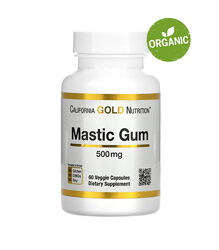 California Gold Nutrition, мастиковая смола, 500 мг, 60/180 капсул