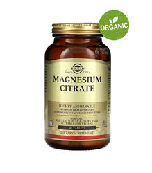 Solgar, Цитрат магнію, 60/120 таблеток