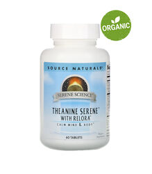 Source Naturals, Магний, L-теанин с комплексом Relora, 60 таблеток