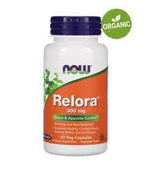 NOW Foods, релора, 300 мг, 60 капсул