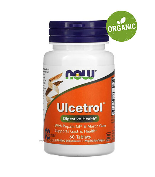 Now Foods, ульцетрол, 60 таблеток
