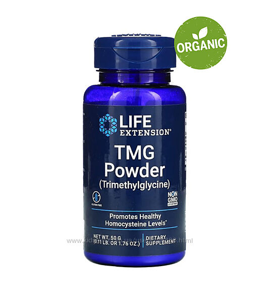 Life Extension, TMG порошок, триметилглицин, 50 г