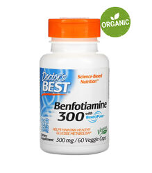 Doctors Best, бенфотіамін, 300 мг, 60 капсул