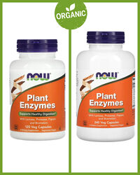 NOW Foods, Plant Enzymes, Растительные ферменты, 120/240 капсул