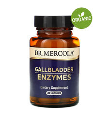 Dr. Mercola, ферменты желчного пузыря, Бычья желчь, 30 капсул
