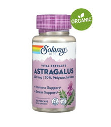 Solaray, астрагал, екстракт, 200 мг, 30 капсул