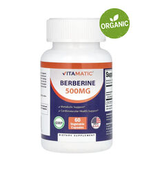 Vitamatic, берберин, 500 мг, 60 капсул