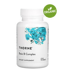 Thorne, Basic B Complex, комплекс основних вітамінів групи B, 60 капсул