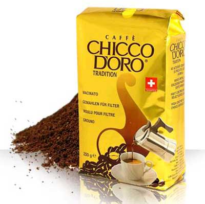 Кава в зернах та мелена Chicco D&acuteOro 250г Італія