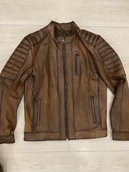 Мужские кожаные куртки Туция 