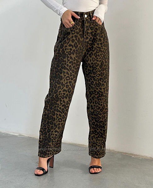 Леопардовые джинсы тренд этого сезона 