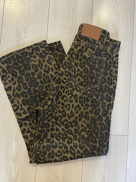Летние леопардовые джинсы 