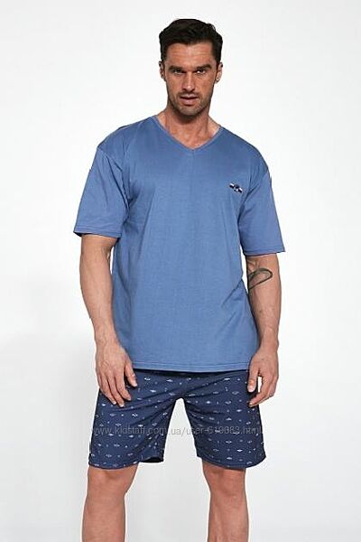 Cornette мужские пижамы футболка-шорты  Акция