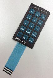 Мембранная тактильная клавиатура для Аскан-10 и Аскан-8