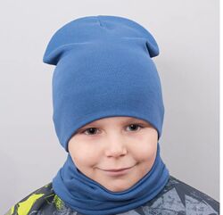 Комплект на хлопчика 50-54  р колір джинс 
