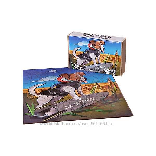 Фігурний дерев&acuteяний пазл Пес Патрон А3 PuzA3-00753 PuzzleOK