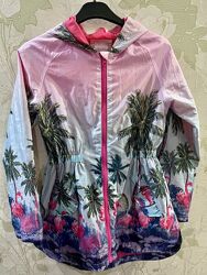 Куртка вітровка, можна як дощовик для дівчинки на 146-152 