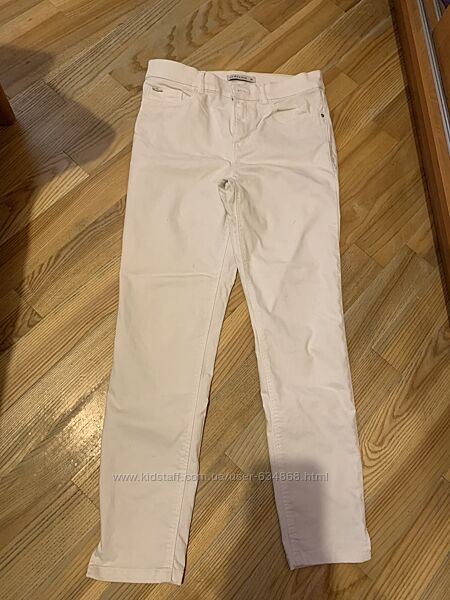 Белые коттоновые штаны