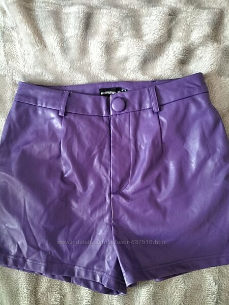 Стильні шорти  еко шкіра р 44