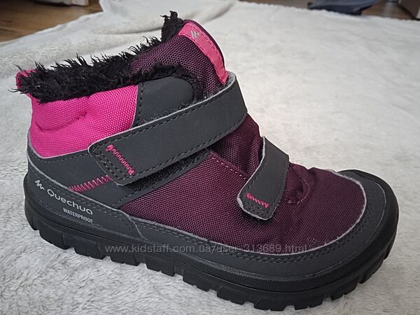Ботинки термо Quechua Waterproof. р31/32