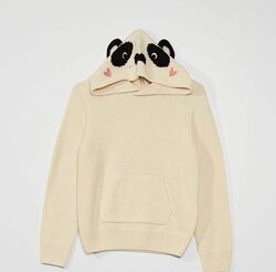 Худі светр з пандою теплий Kiabi