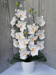 Светильник декоративный на светодиодах  Орхидея . Работает также от пауербанка, высота-60см. Ручная работа.