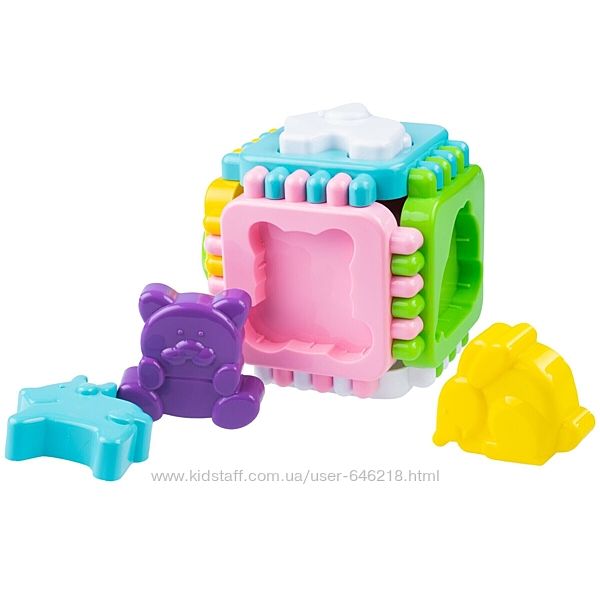 Развивающая игрушка сортер Логический кубик Fancy Baby KUB6