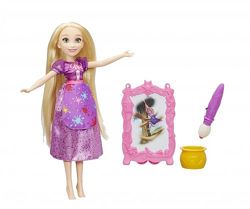 Кукла принцессы Дисней Рапунцель 26 см и ее хобби. Hasbro B9148/B9146