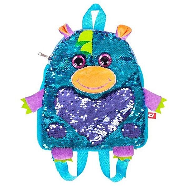 Детская сумка-рюкзак Дракон с пайетками. Оригинал Fancy RDG01