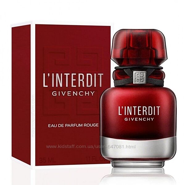 Givenchy L&acuteіnterdit Rouge -аромат пристрасті та палкого темпераменту