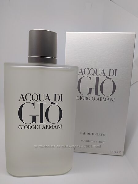 Giorgio Armani Acqua di Gio pour Homme - вечная классика для мужчин