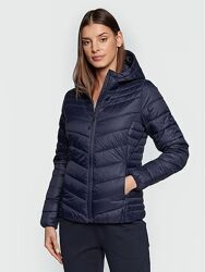 Синяя стёганая куртка 4F