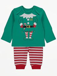 Новорічний костюм ельфа фірми Джордж. Розмір 12-18м.