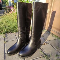 Зимние женские кожаные сапоги ТМ