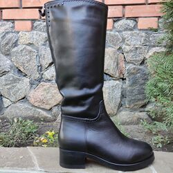 Женские зимние кожаные сапоги ТМ Viko 1113-12 BLK A01