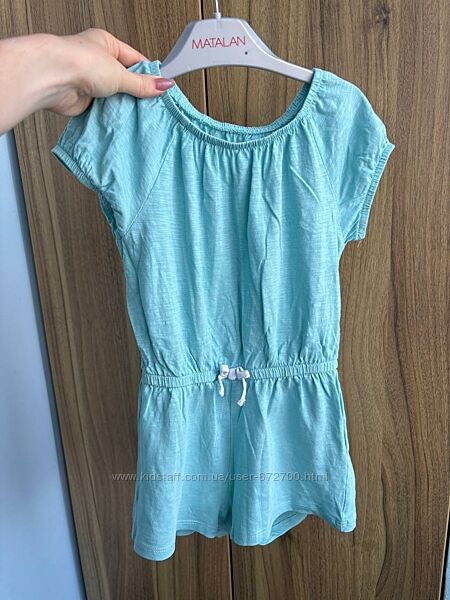 Літній одяг комбез для дівчинки 4-6 років в гарному стані