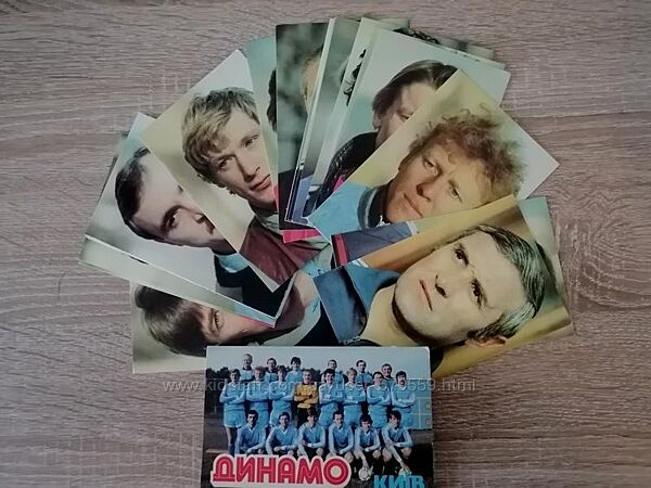 Набор открыток динамо киев 1987 звездный состав