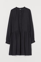 Платье рубашка H&M черное размер М - L
