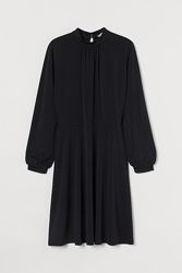 Платье миди классика H&M черное премиум качество размер S М