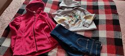 Вещи Zara, H&M, Next пакетом для девочки 146-152