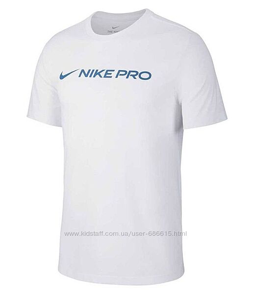 Футболка муж. Nike DRY TEE PRO белая арт. CD8985-100