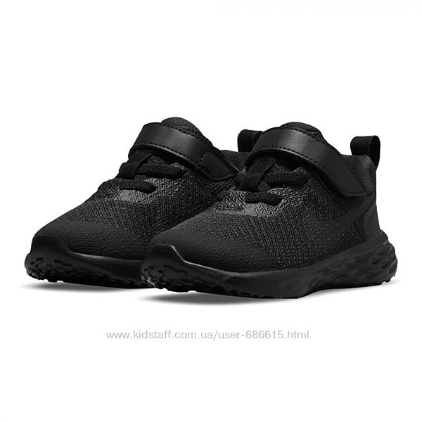 Кроссовки дет. Nike REVOLUTION 6 NN TDV черные арт. DD1094-001