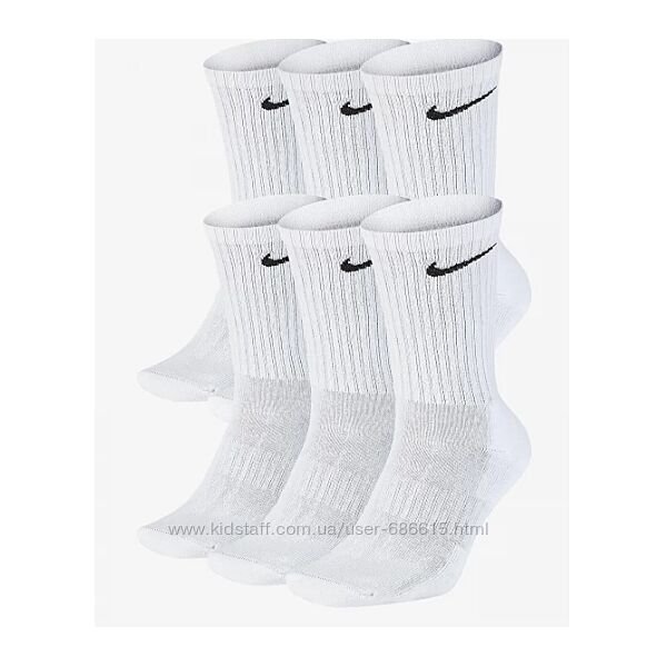 Носки муж. Nike Everyday Cushion 6 пар в 1 уп. арт. SX7666-100