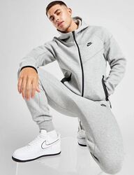 Толстовка мужская Nike Tech Fleece Full-Zip Hoodie Grey арт. FB7921-063