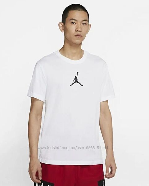 Футболка мужская Nike JORDAN M J JUMPMAN DF SS CREW белая арт. CW5190-102